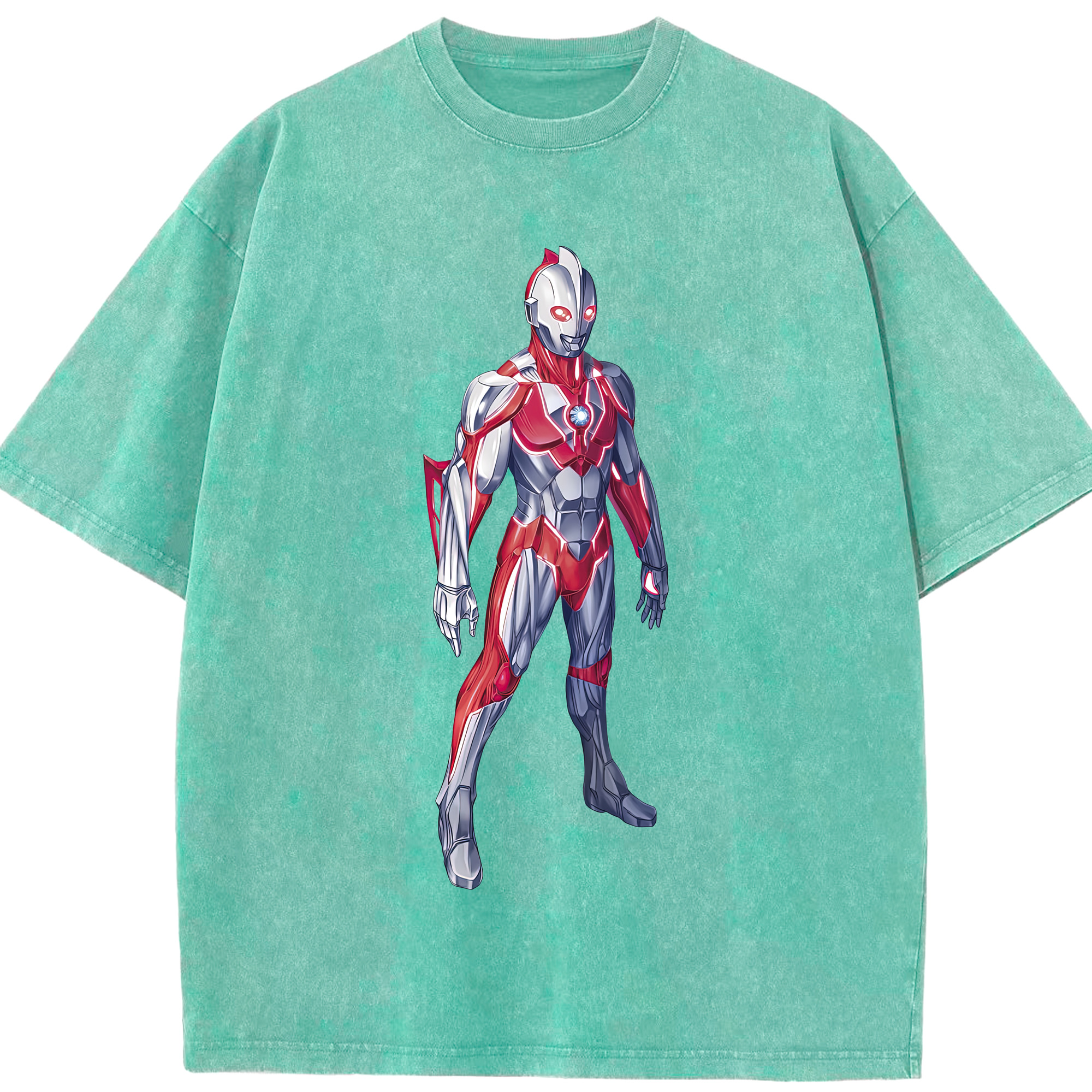（画像用） ウルトラマン Ultraman 綿100% ヴィンテージ風 半袖Tシャツ（フロントプリント）